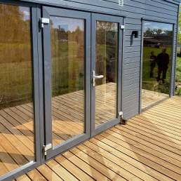 Modulinis namelis su pvc langais.